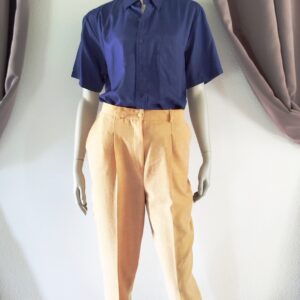 Pantalon droit jaune "pour vous"
