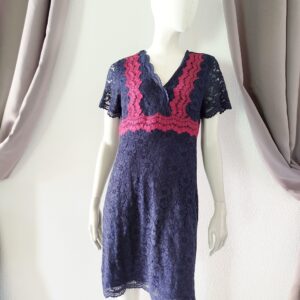 Robe en dentelle "jus d'orange"