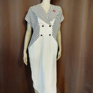 Robe vintage marinière