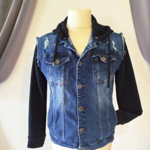 Veste bi matière jean "LBO"