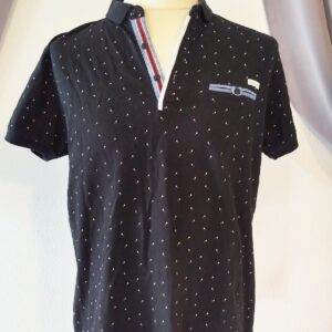 Polo noir "Deeluxe"
