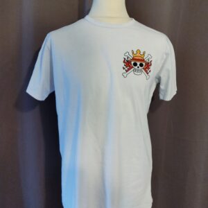 T shirt blanc "one piece"