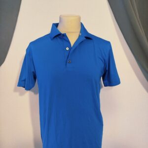 Polo bleu "FJ"