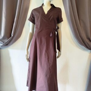 Robe longue marron "Burton"