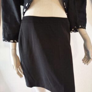 Jupe courte noire "S de Style"