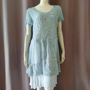 Robe bohème bleu ciel "elisa cavaletti