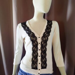 Gilet fin à dentelle "H&M"
