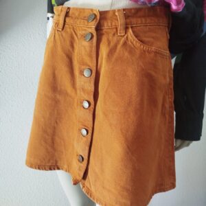 Jupe en jean ocre "Monki"