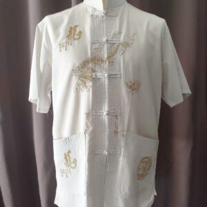 Chemise chinoise manches courtes
