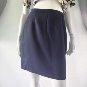Jupe courte noire en laine"Best"