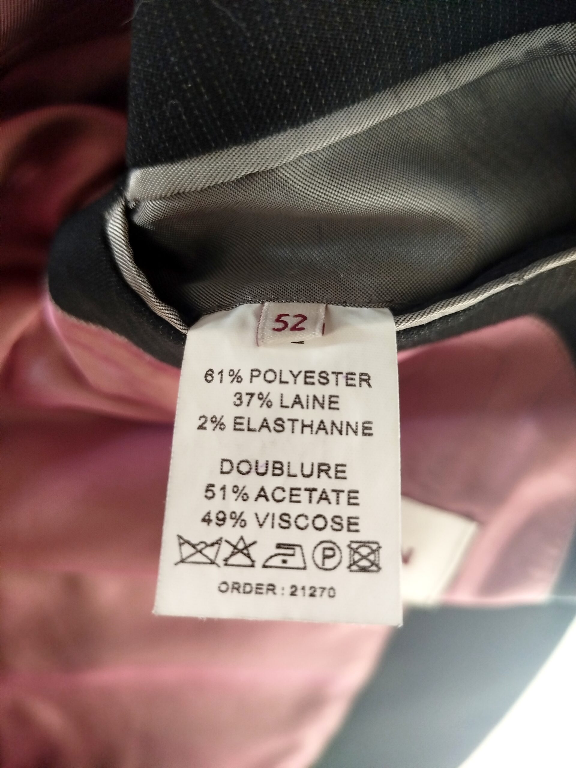 Costume gris foncé "Olly gan" – Image 7