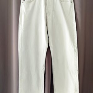 Jean blanc "Kiabi"
