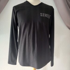 Haut manches longues noir "Street4life"