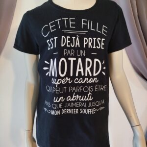 T-shirt noir humoristique "Gidan"