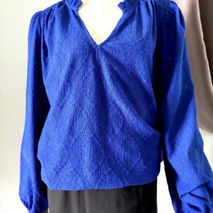 Haut manches longues bleu "MsMode"