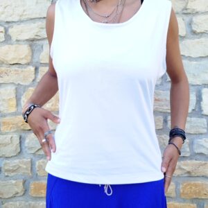 Débardeur blanc "Tex" taille 42