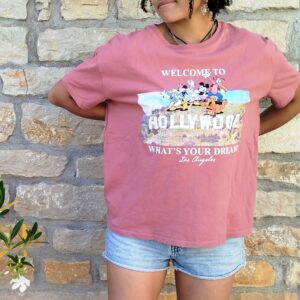 T-shirt rose Hollywood "Disney" taille L