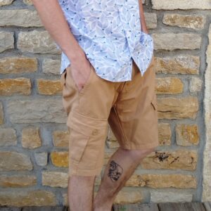 Short marron bronze taille 42